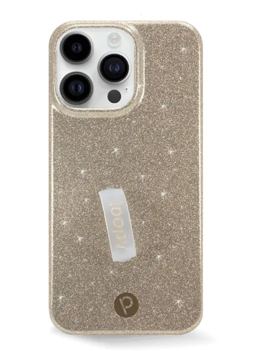 Loopy iPhone 14 Pro Max in Champagne Sparkle